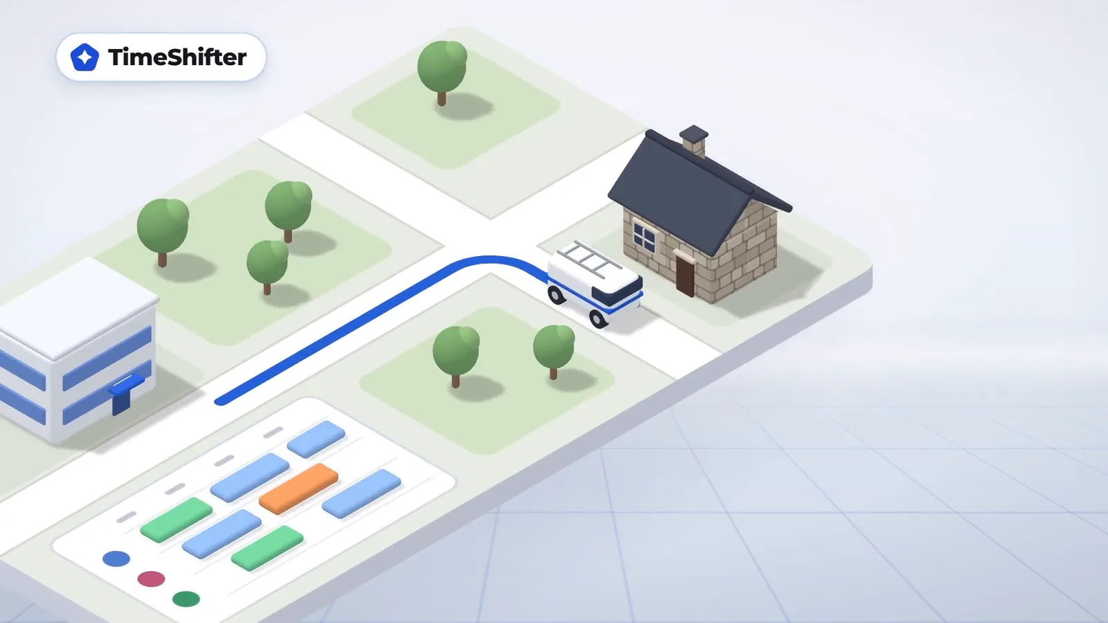 Le film TimeShifter : une mission suivie du planning jusqu'à la facture